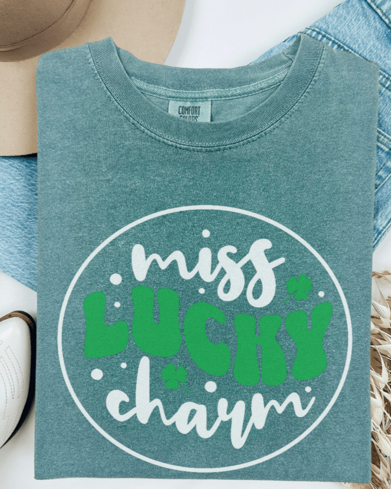 Miss Lucky Charm Comfort Tees - Cheeky Creations, LLC