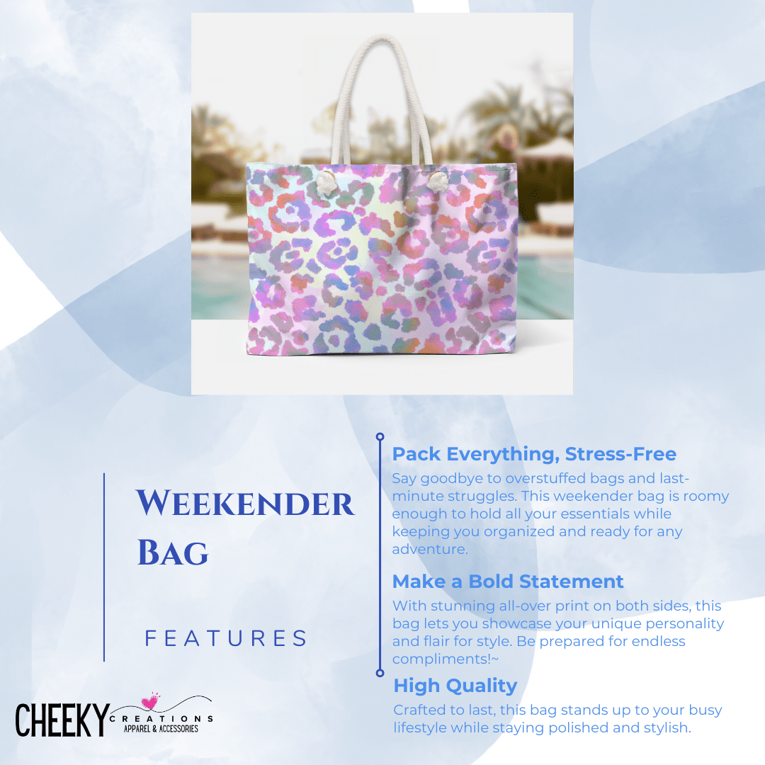 Leopard Print Bags for Travelers - Cheeky Creations, LLC