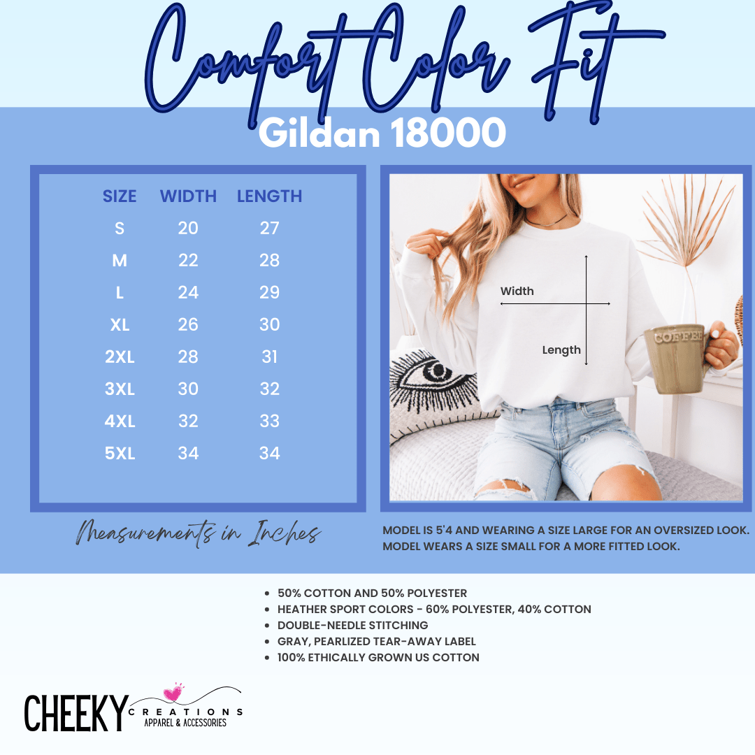 Just a Girl Trendy Sweatshirt Outfit - Cheeky Creations, LLC
