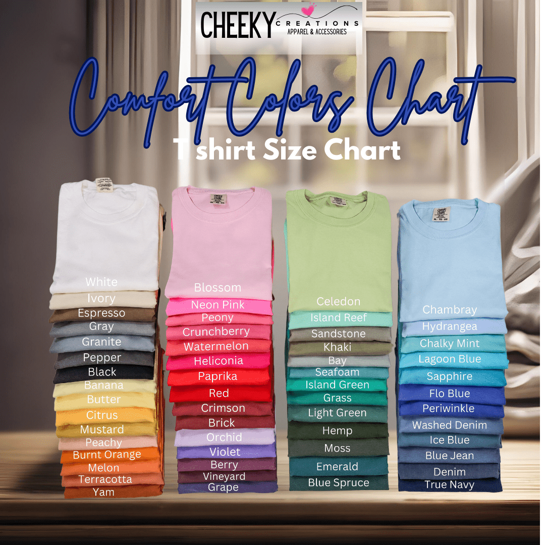 Wildflower Comfort Tees for Women - Cheeky Creations, LLC