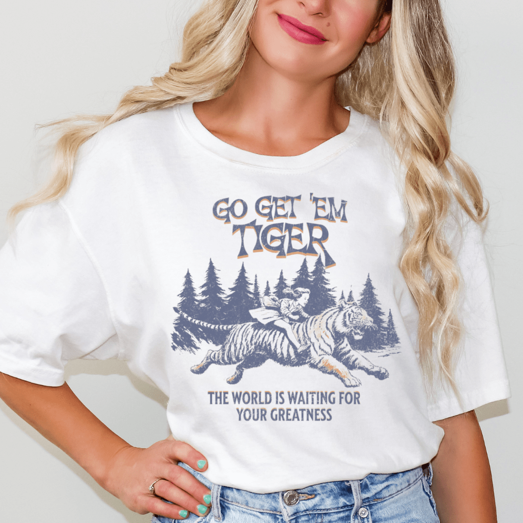 Go Get 'Em Tiger Cheeky Tees - Cheeky Creations, LLC