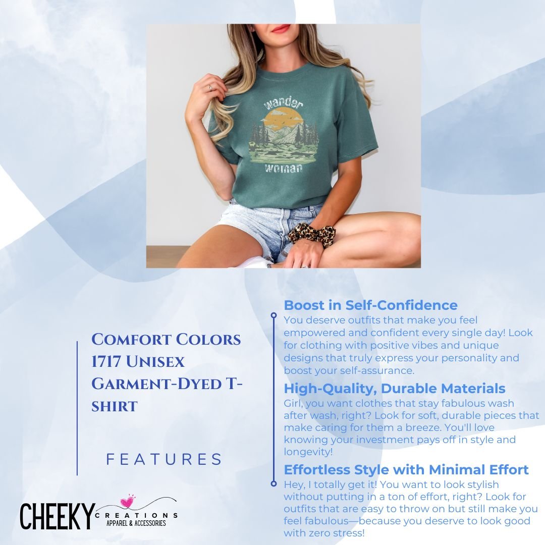 Wander Woman Graphic Tee - Cheeky Creations, LLC