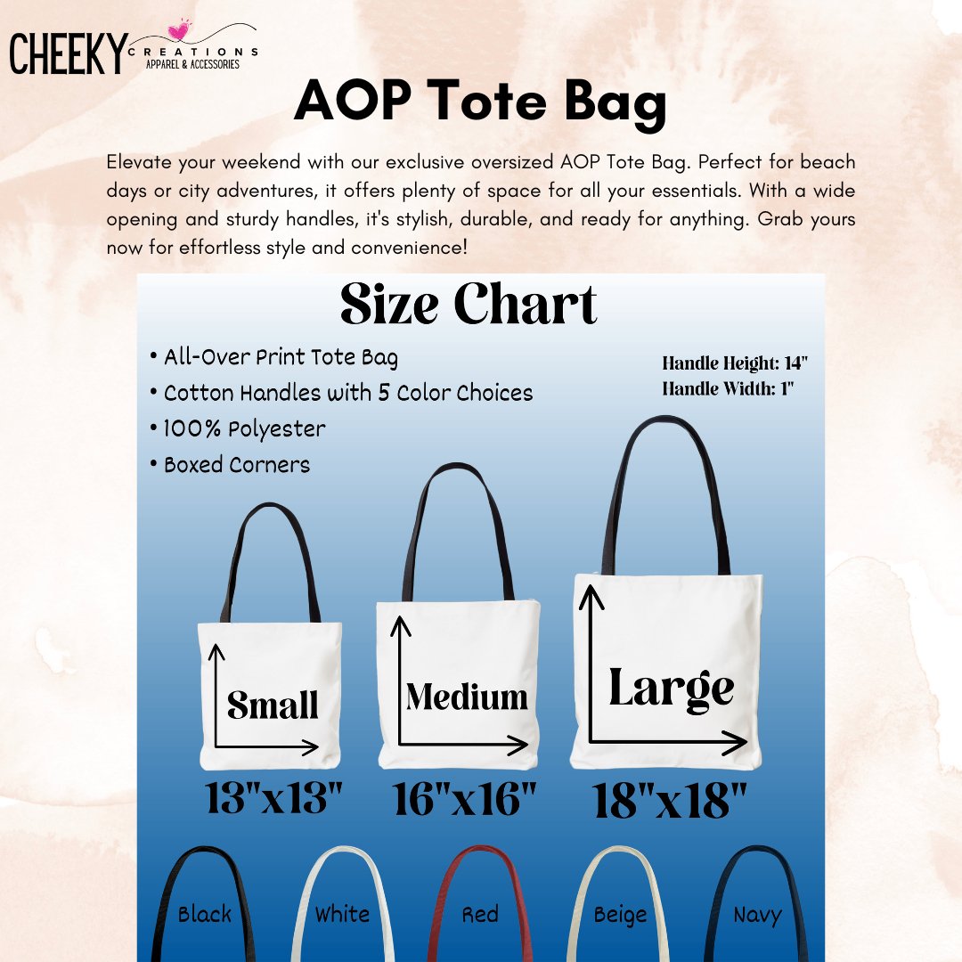 Life is Good Custom Printed Tote | Cheeky Creations - Cheeky Creations, LLC