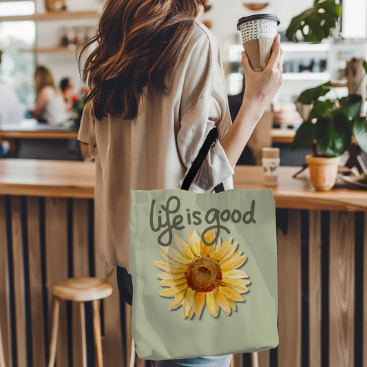 Life is Good Custom Printed Tote | Cheeky Creations - Cheeky Creations, LLC