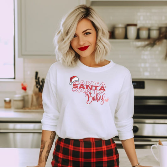 Exclusive_Womens_Classic Fit_Oversized Fit_Gildan 18000 Sweatshirt_Christmas