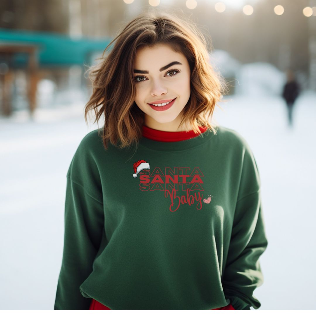 Exclusive_Womens_Classic Fit_Oversized Fit_Gildan 18000 Sweatshirt_Christmas