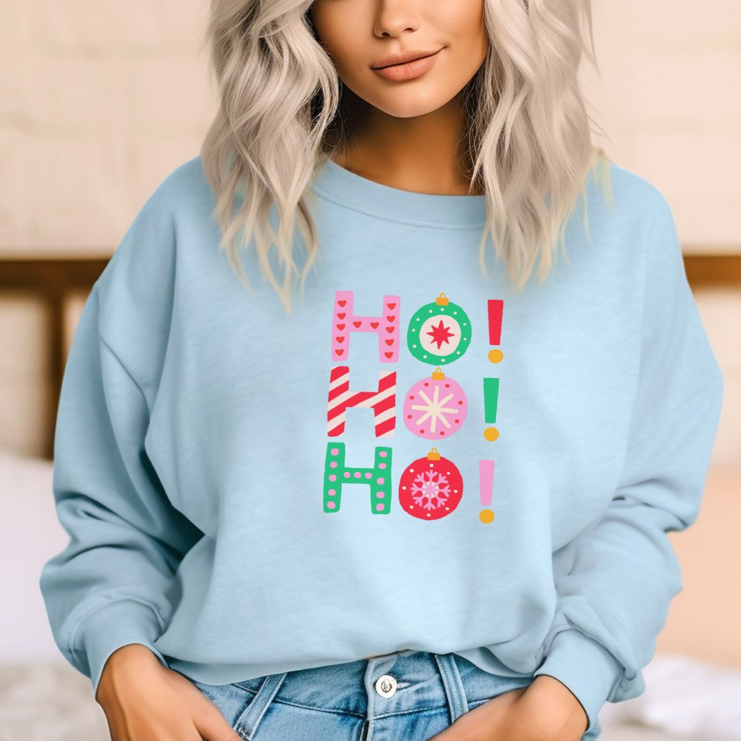 Ho, Ho, Ho Gildan 18000 Sweatshirt - Cheeky Creations, LLC