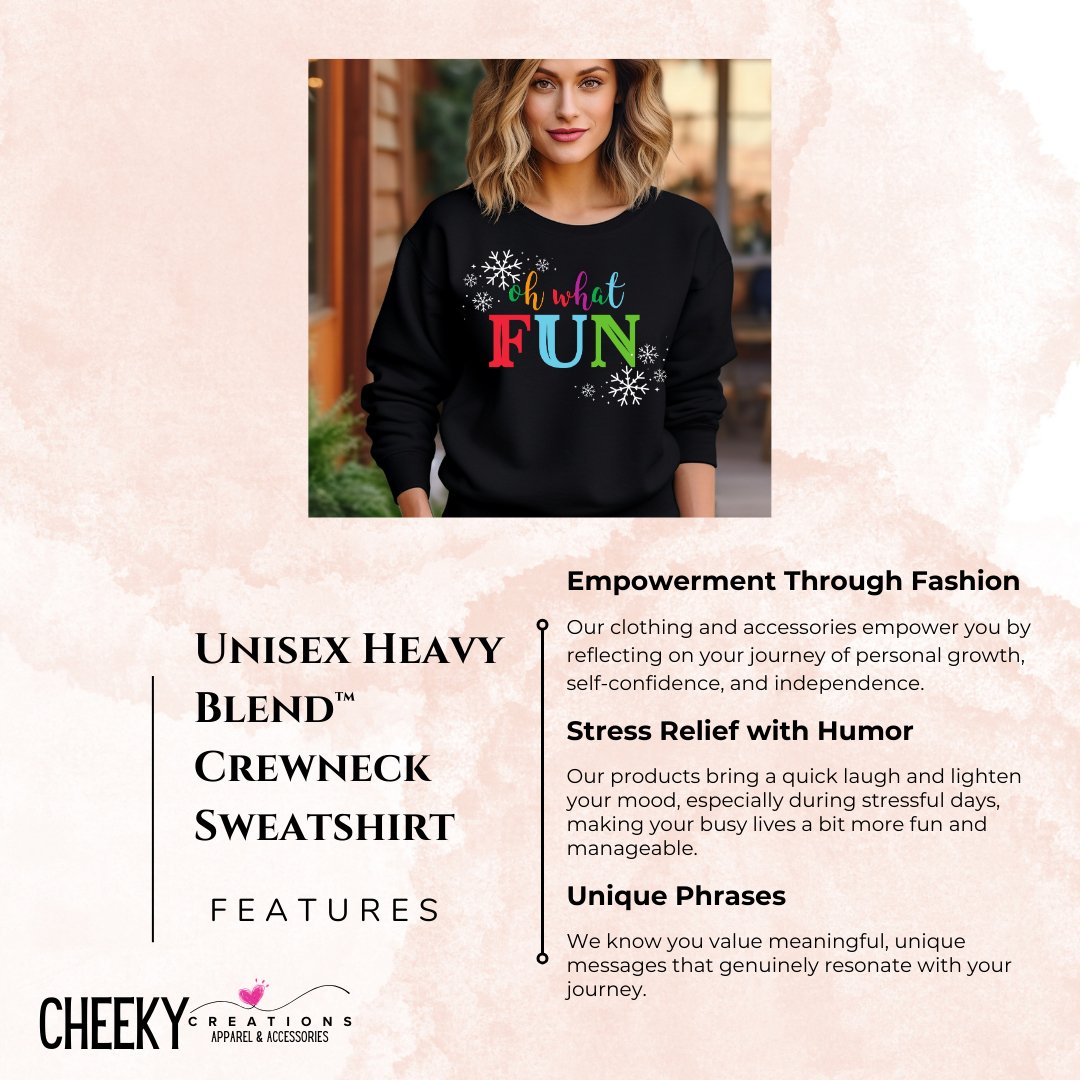 Experience Joy: The Ultimate Christmas Sweatshirt Awaits! | Cheeky CreationsSweatshirt - Cheeky Creations, LLC