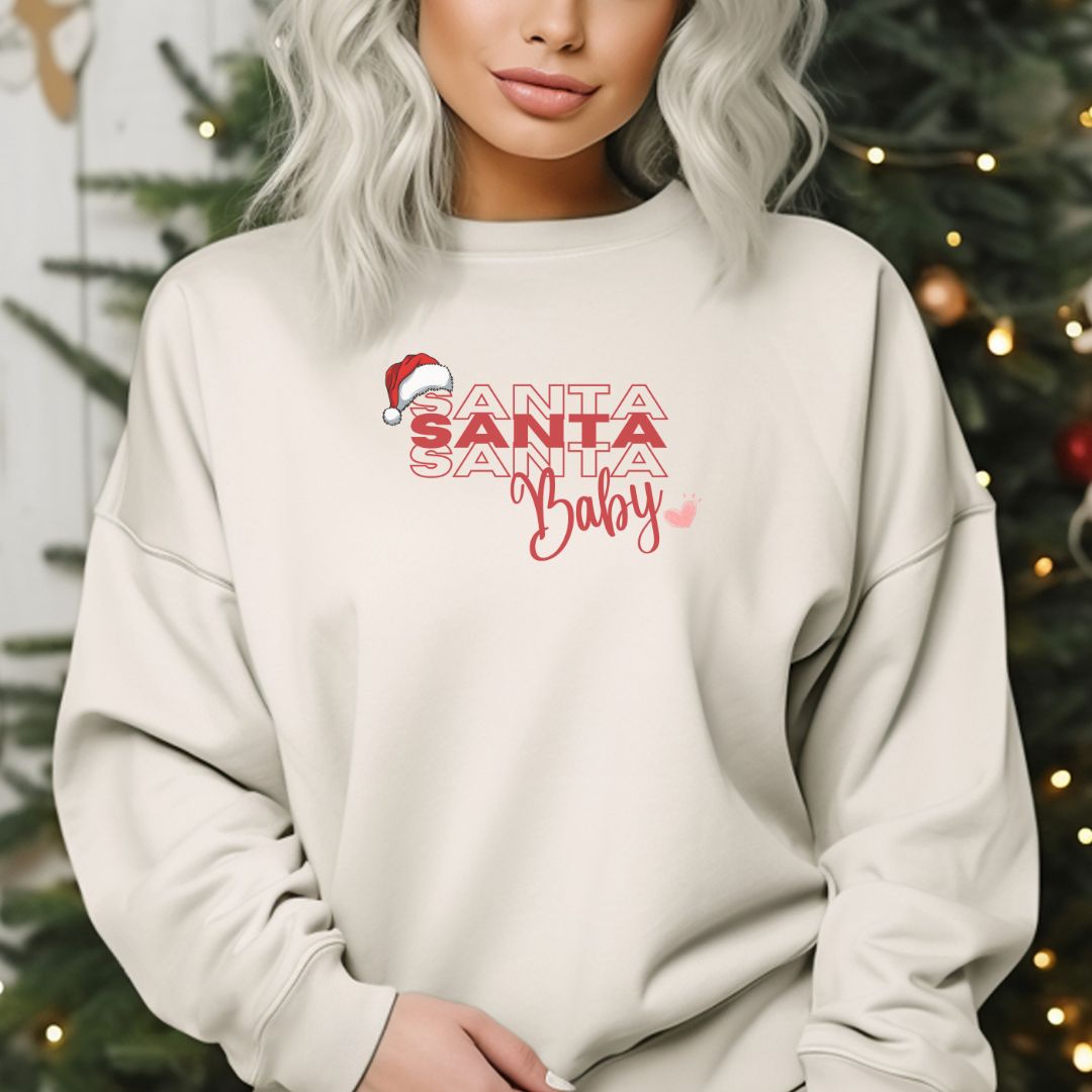 Exclusive_Womens_Classic Fit_Oversized Fit_Gildan 18000 Sweatshirt_Christmas