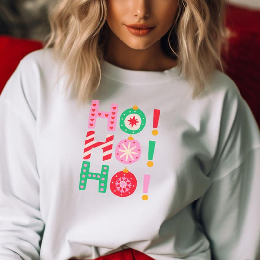 Ho, Ho, Ho Gildan 18000 Sweatshirt - Cheeky Creations, LLC