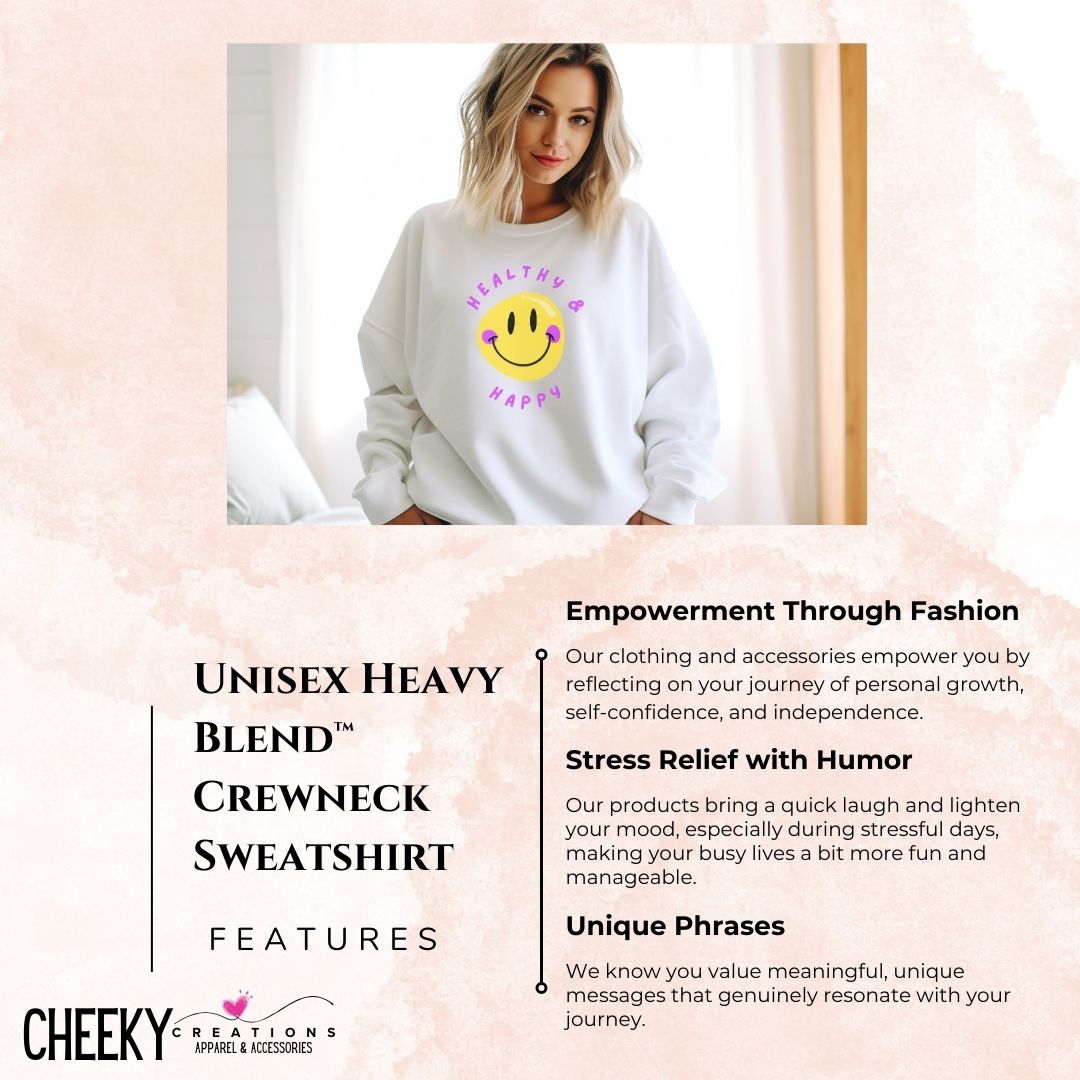 Womens_Unisex Crewneck Sweatshirt_Fitted_Oversized Fit_Gildan 18000