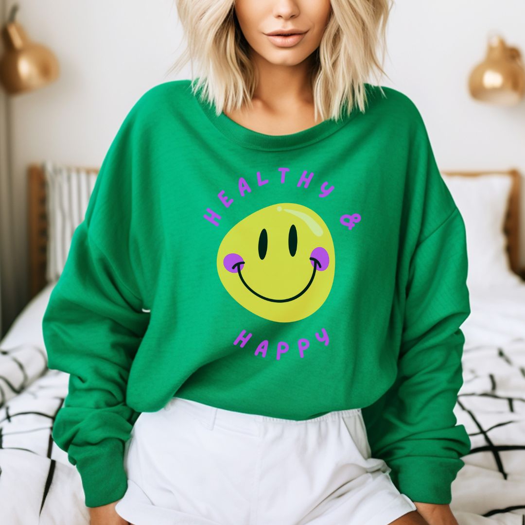 Womens_Unisex Crewneck Sweatshirt_Fitted_Oversized Fit_Gildan 18000