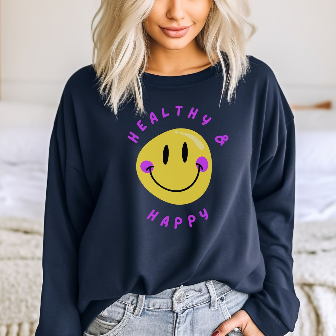 Womens_Unisex Crewneck Sweatshirt_Fitted_Oversized Fit_Gildan 18000