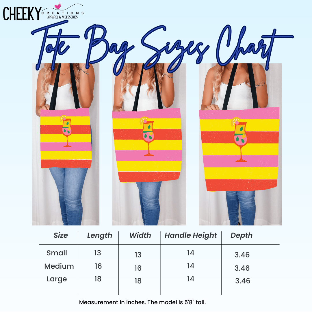 Cheers to the Cocktail Tote Bag - Cheeky Creations, LLC