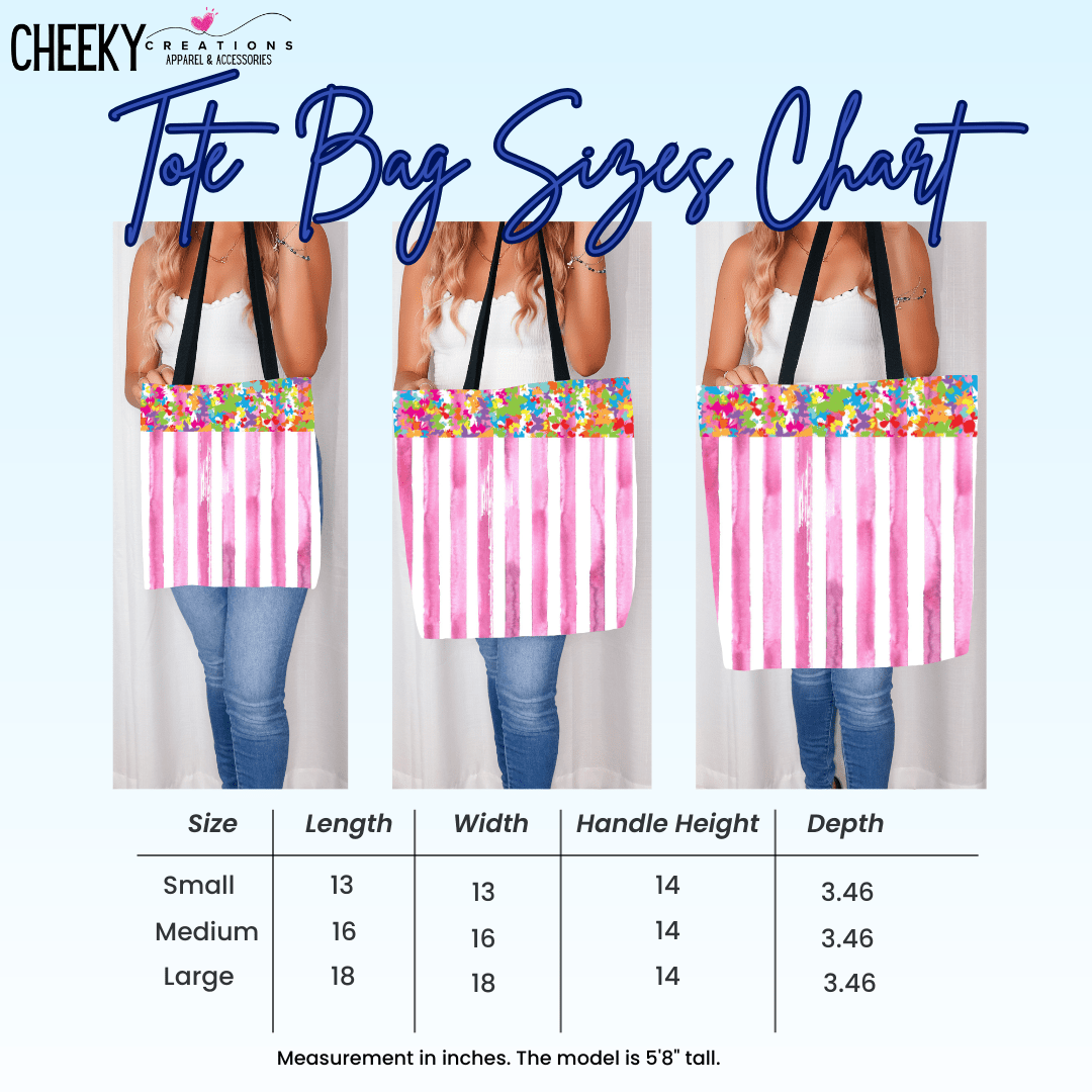 Colorful Confetti Tote Bag for Daily Use - Cheeky Creations, LLC