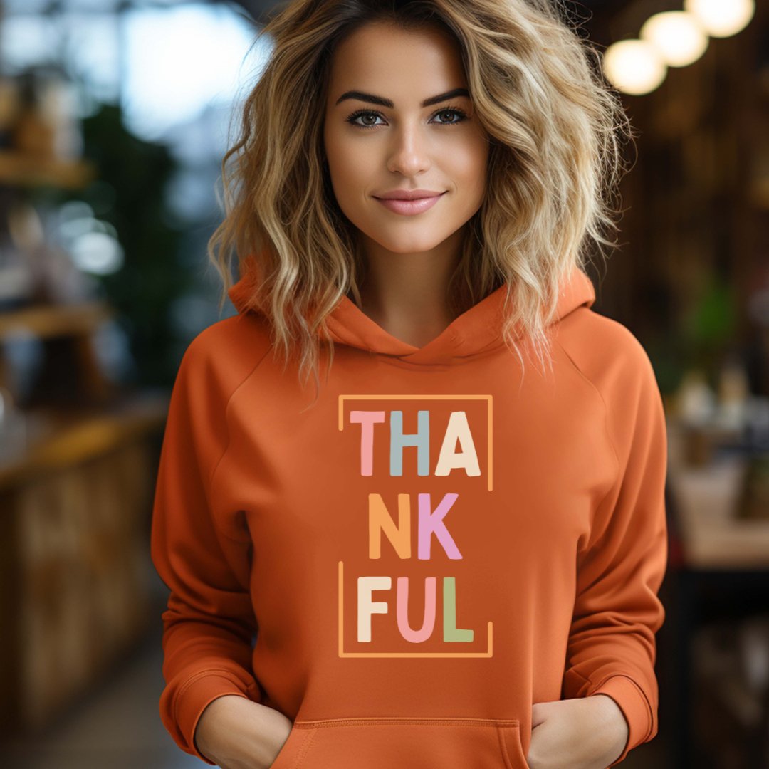 Thankful Fashionable Hoodies For Women - Cheeky Creations, LLC