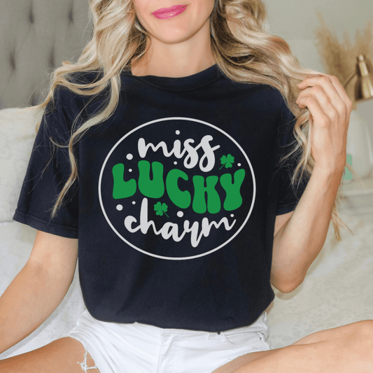 Miss Lucky Charm Comfort Tees - Cheeky Creations, LLC